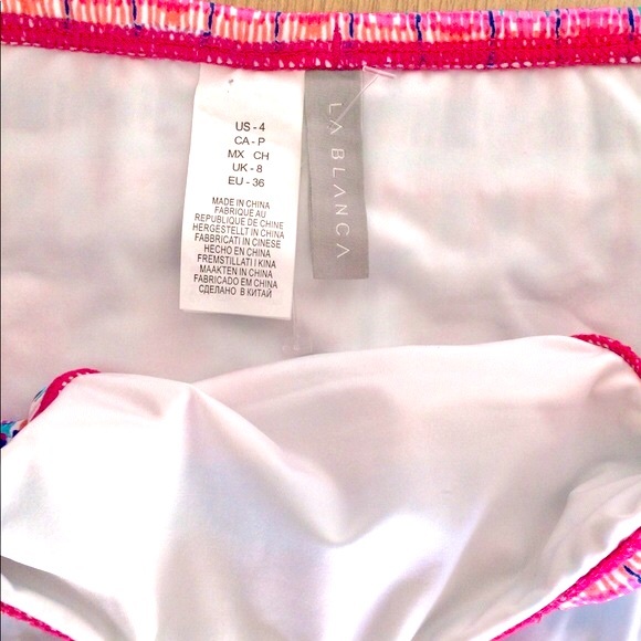 La Blanca Shirred Band Hipster Bottom - Picture 4 of 5